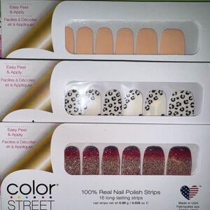 Color Street Nail Strips (3 sets)
